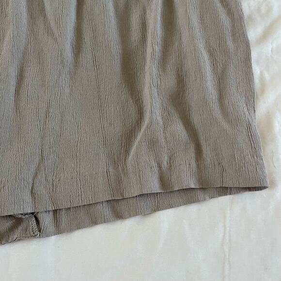 Vtg Y2K 2000s Beige Textured Sleeveless Shift Dress Wmns M/L Cottagecore - Picture 7 of 9